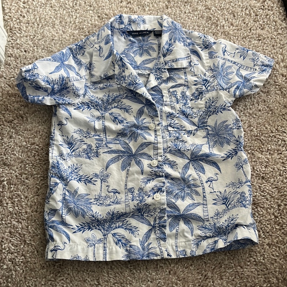 Janie and jack button down shirt